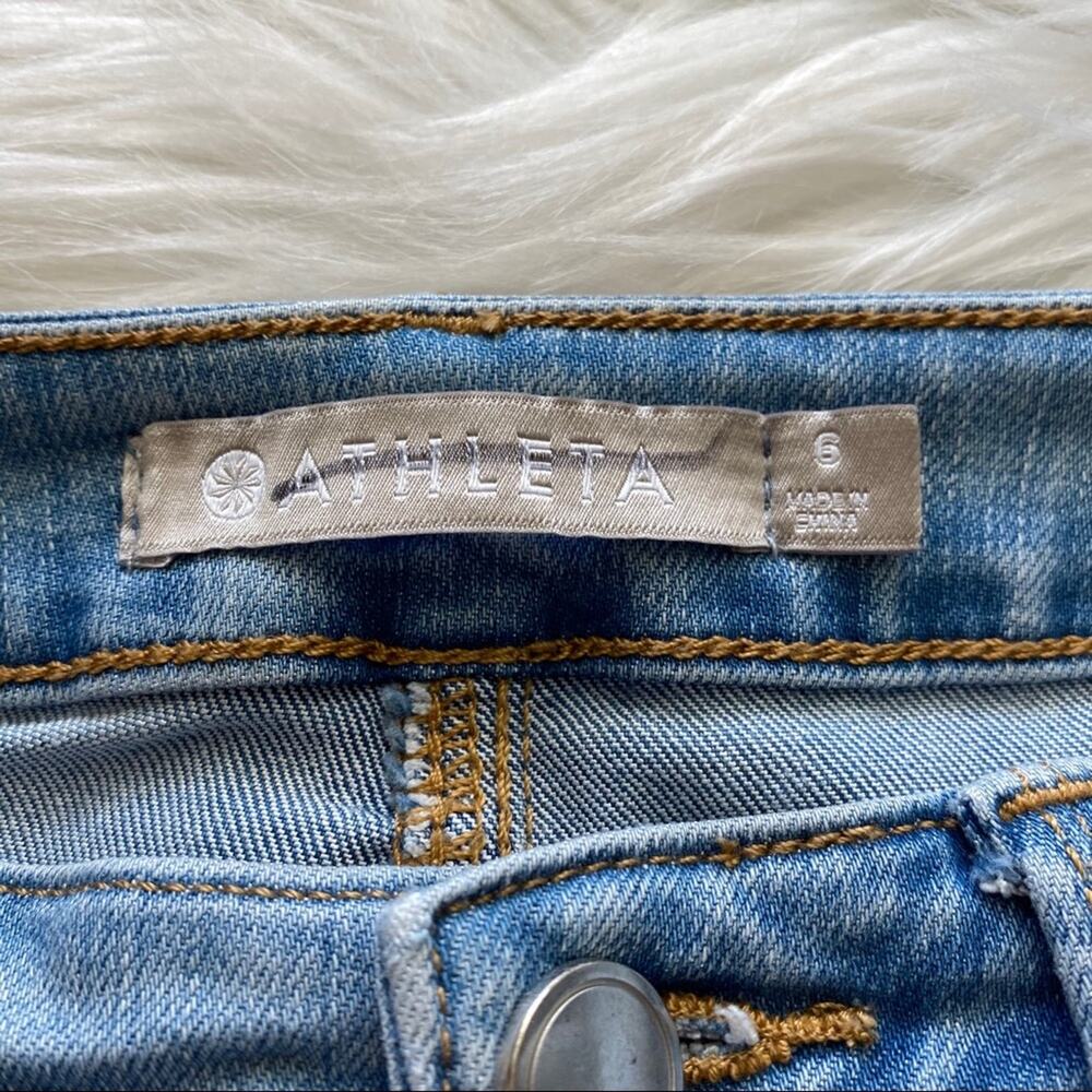 Athlete Sculptek Slim Zion Wash Size 6 EUC Slight Distressing - Seam Near Zipper - Picture 5 of 11